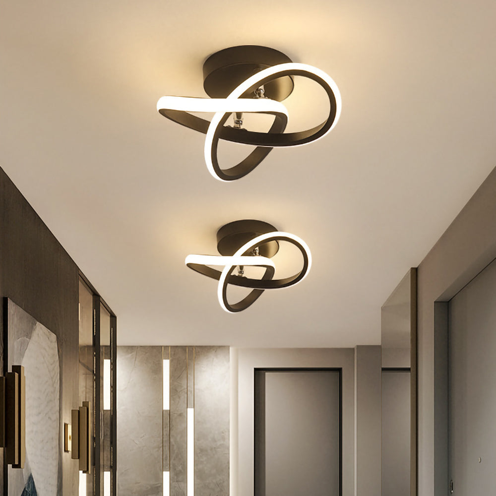 Plafonnier LED Élégance Métallique - Lumière Moderne 3