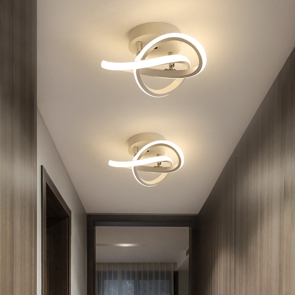 Plafonnier LED Élégance Métallique - Lumière Moderne 9