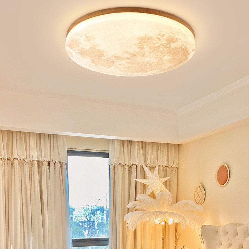Plafonnier LED Lune Élégante - Design Minimaliste pour Salon et Chambre 3
