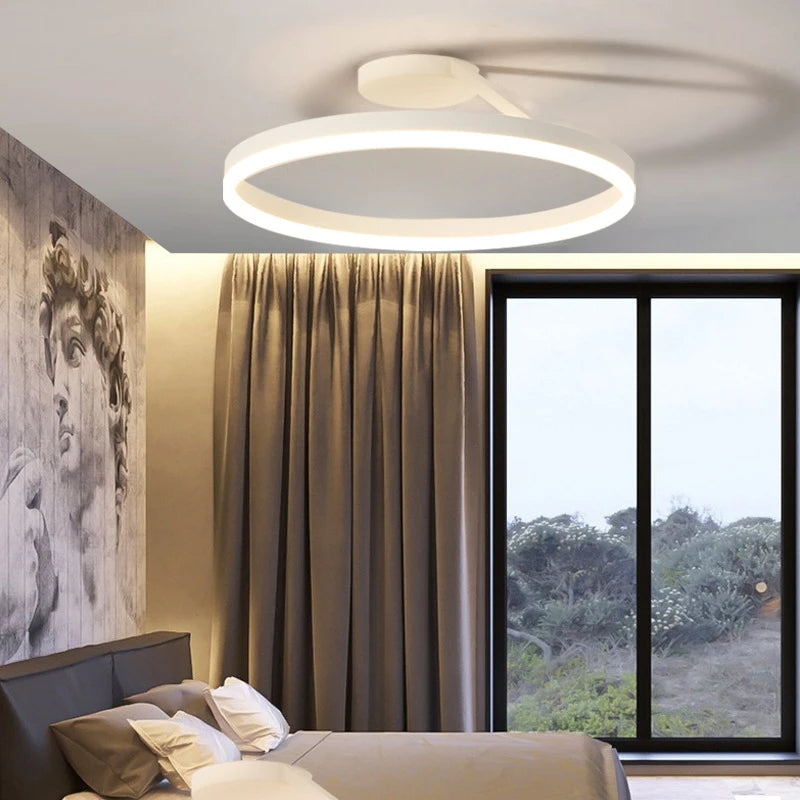 Plafonnier LED Minimaliste - Éclat Nordique Design 12