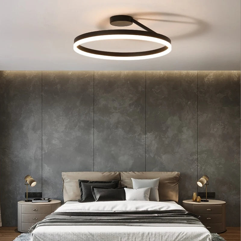 Plafonnier LED Minimaliste - Éclat Nordique Design 4
