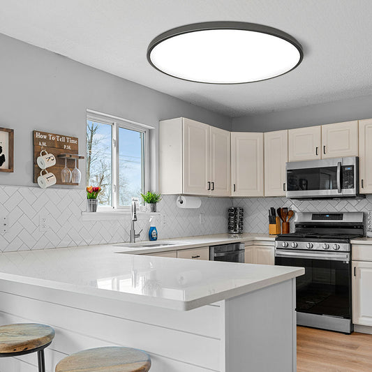 Plafonnier LED Minimaliste - Éclat Serein 0