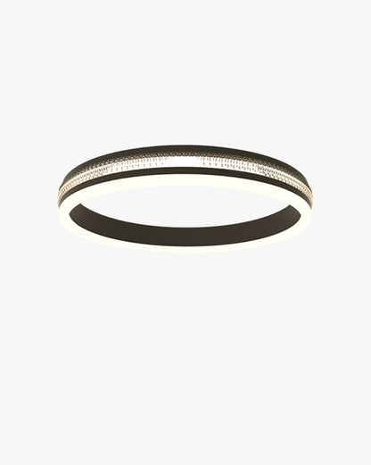 Plafonnier LED Noir Carré ou Rond