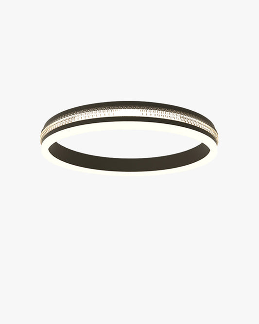 Plafonnier LED Noir Carré ou Rond