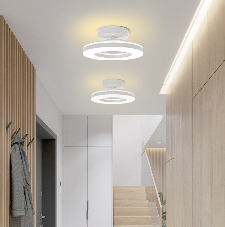 Plafonnier LED Rond Acrylique - Éclat Moderne 13