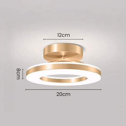 Plafonnier LED Rond Acrylique - Éclat Moderne 5