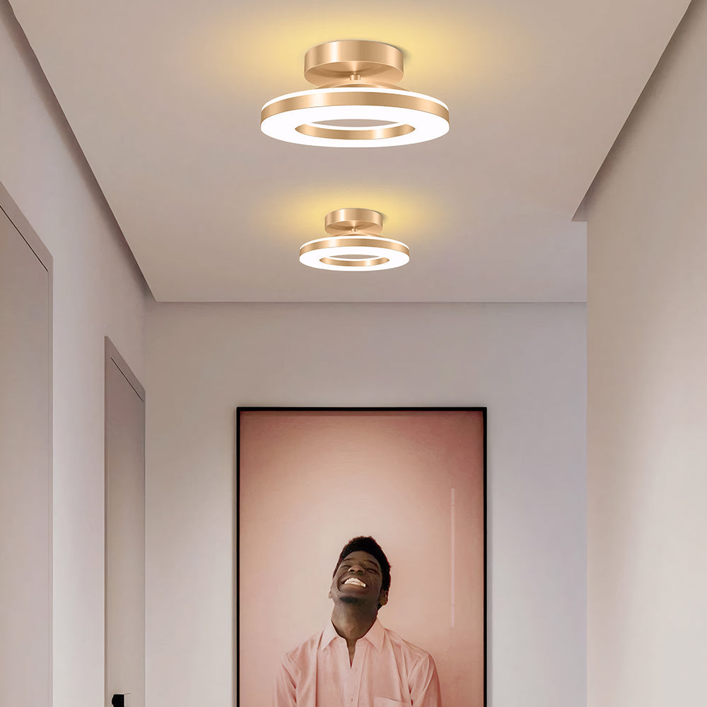 Plafonnier LED Rond Acrylique - Éclat Moderne 6