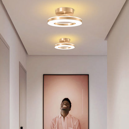 Plafonnier LED Rond Acrylique - Éclat Moderne 6