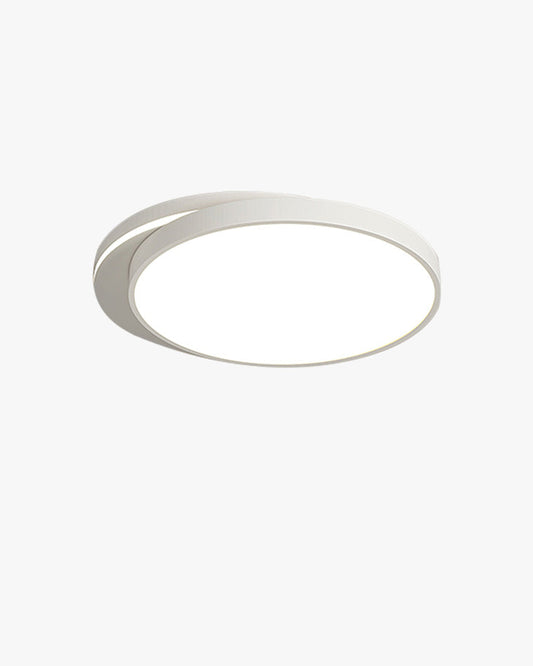Plafonnier Moderne Blanc Forme Libre