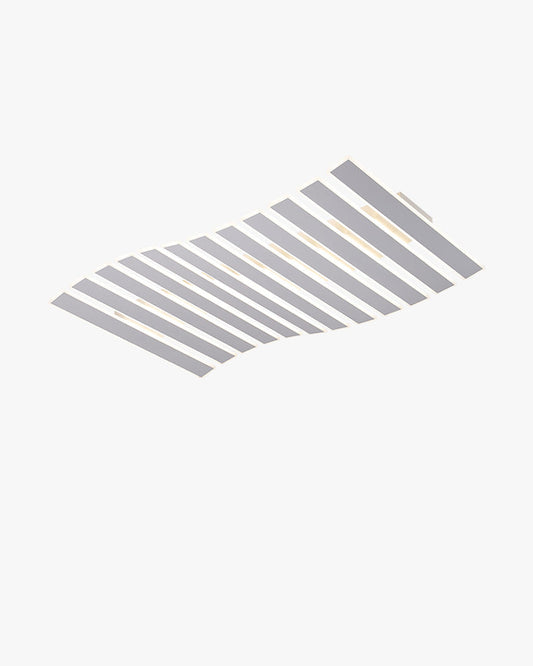 Plafonnier Rectangulaire Moderne à Grille Lumineuse