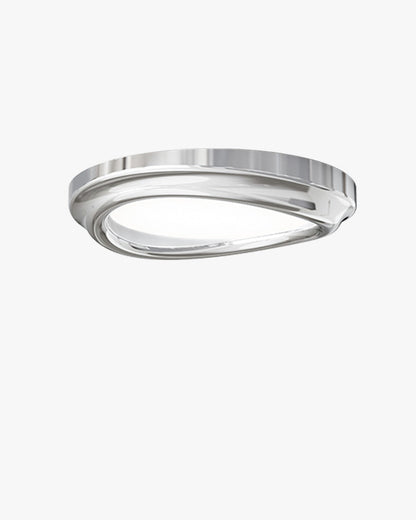 Plafonnier Rond Chromé