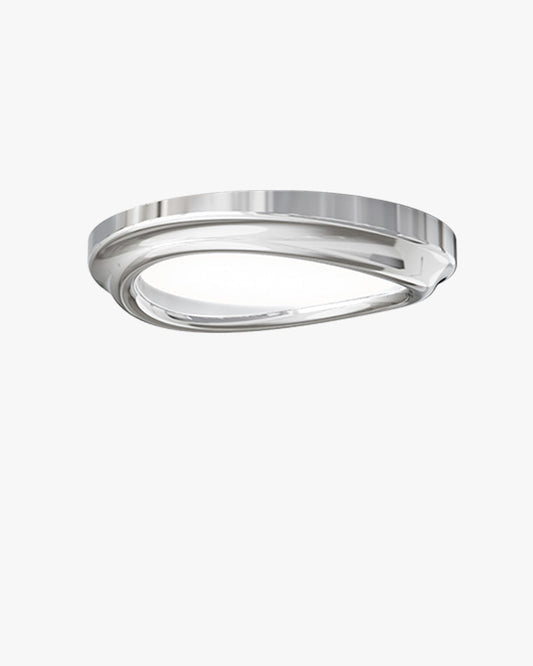 Plafonnier Rond Chromé
