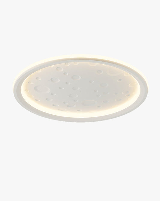 Plafonnier Rond Lune Épurée