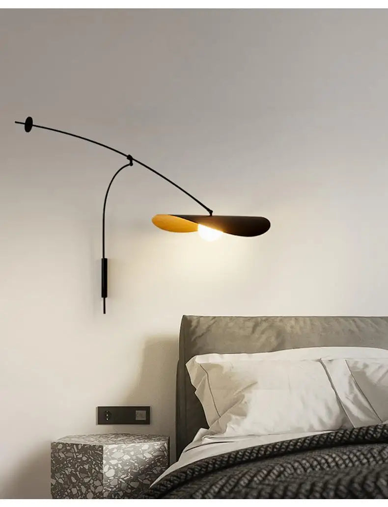 Applique Murale Suspendue Scandinave Noire