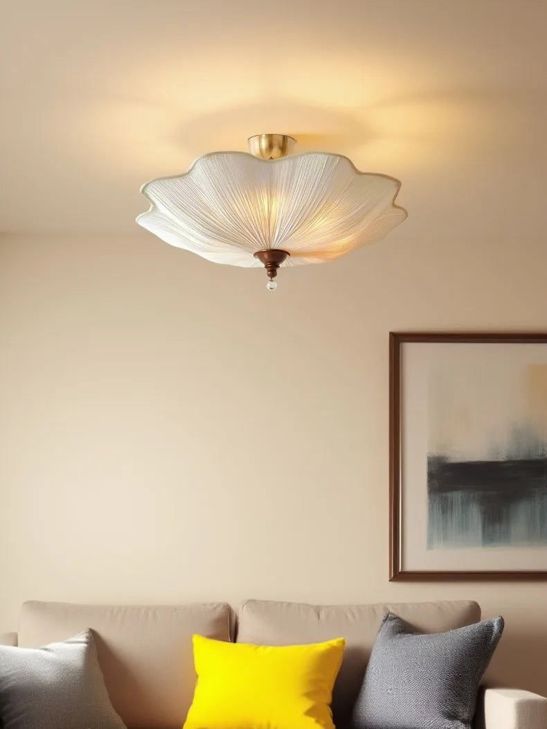 Plafonnier Lotus en Tissu
