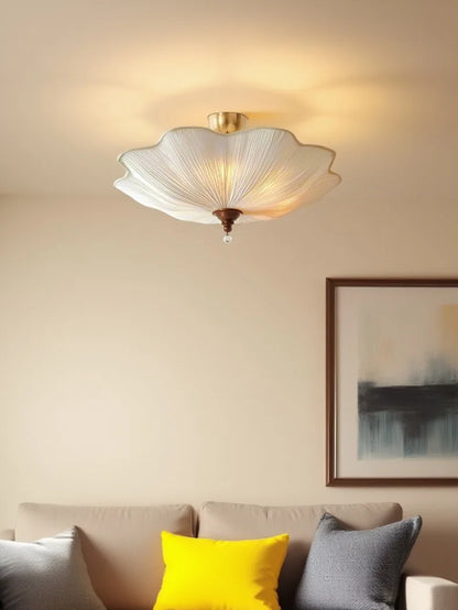 Plafonnier Lotus en Tissu