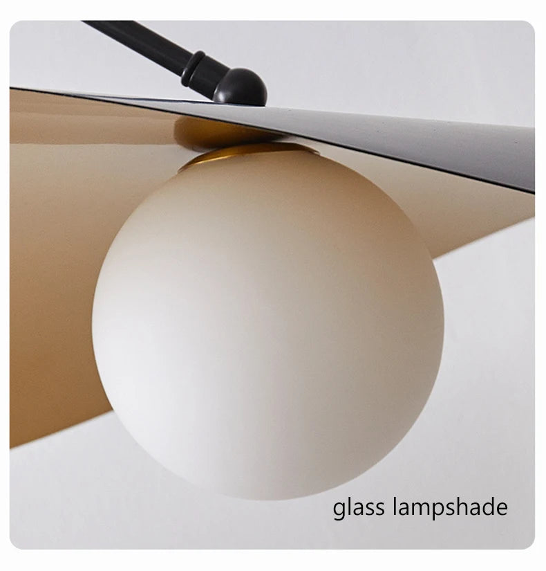 Applique Murale Suspendue Scandinave Noire