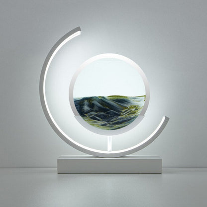 Variant image for Lampe de Table Sable Mouvant - Élégance Zen-4