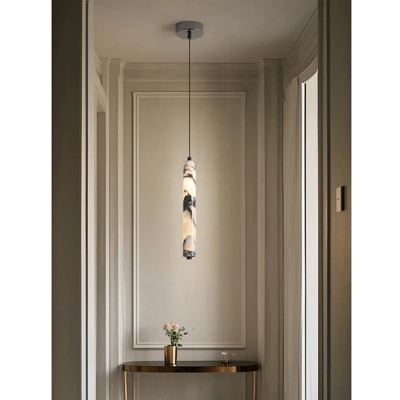 Suspension Cylindre Marbre