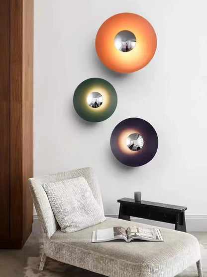 Applique murale LED ronde minimaliste - Lumière Elégante
