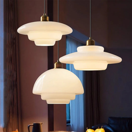 Suspension Nordique OPALE Blanche