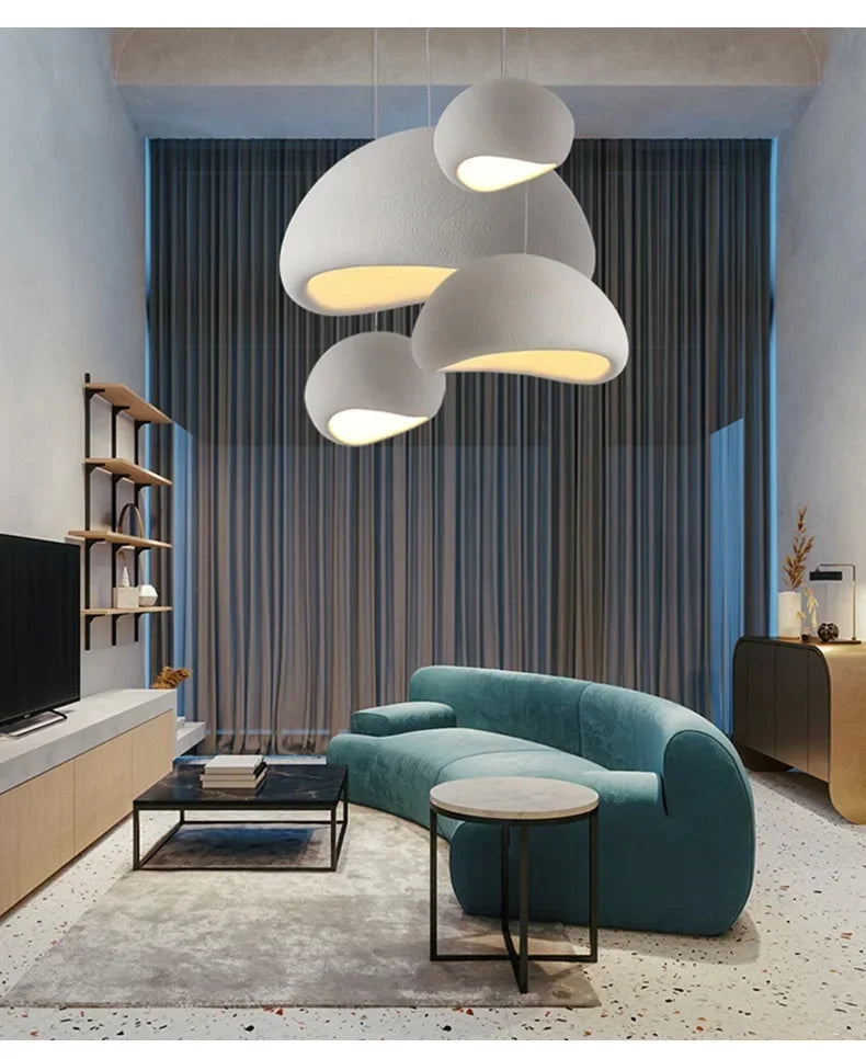 Suspension Blanche Salon