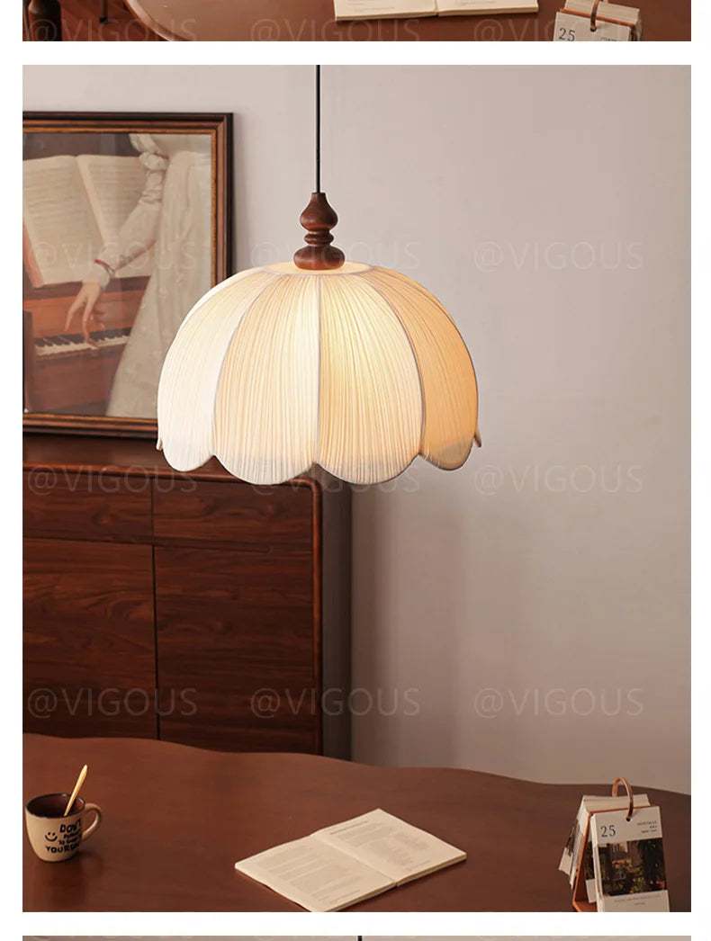 Suspension Blanc Tissu