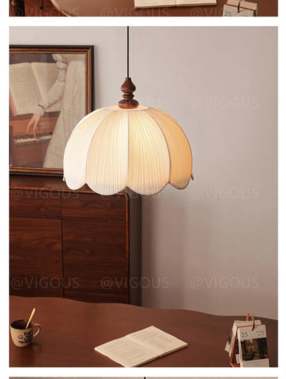 Suspension Blanc Tissu