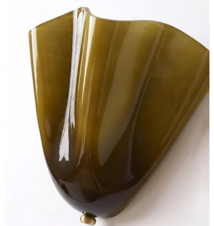 Applique en Verre Blanc