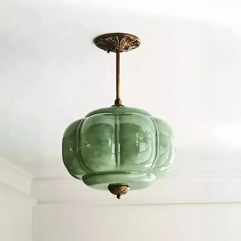 Plafonnier Retro Vert