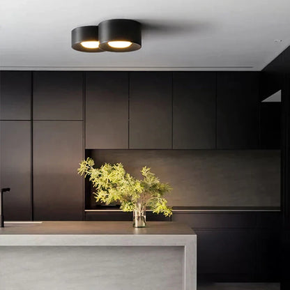 Plafonnier LED Cylindrique - Minimaliste Épuré-5
