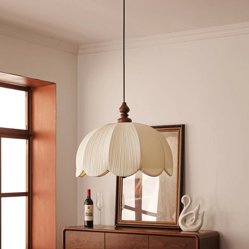 Suspension Blanc Tissu