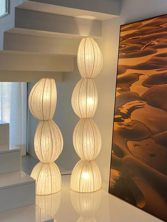 Lampadaire nordique en soie - SILKY