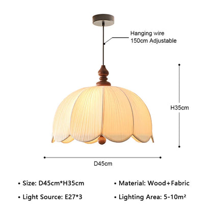 Suspension Blanc Tissu