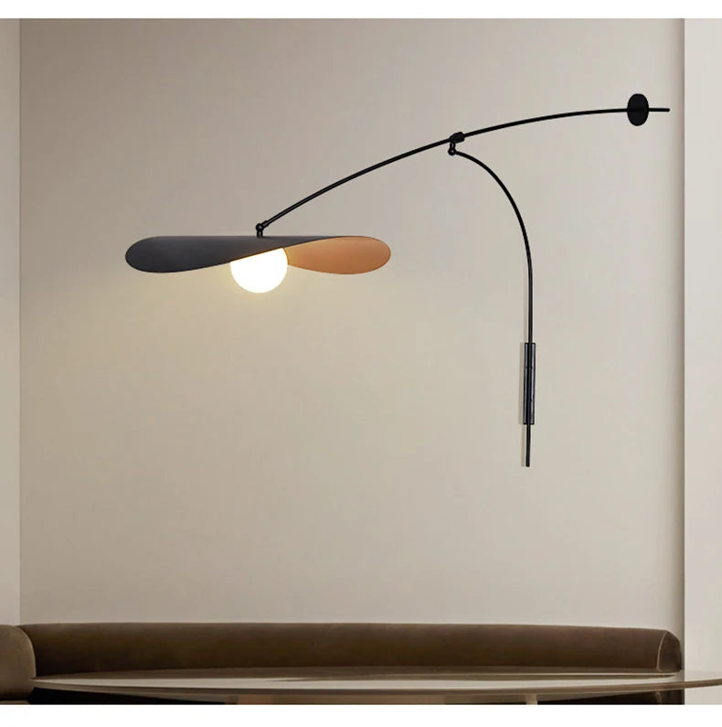 Applique Murale Suspendue Scandinave Noire