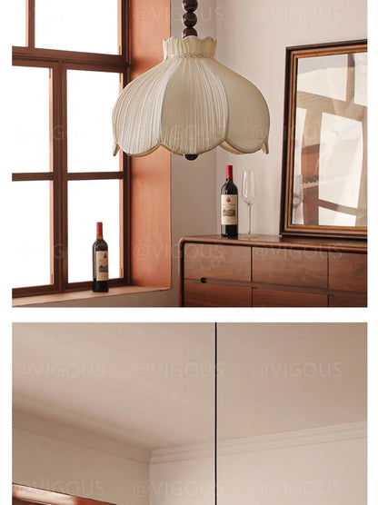 Suspension Blanc Tissu