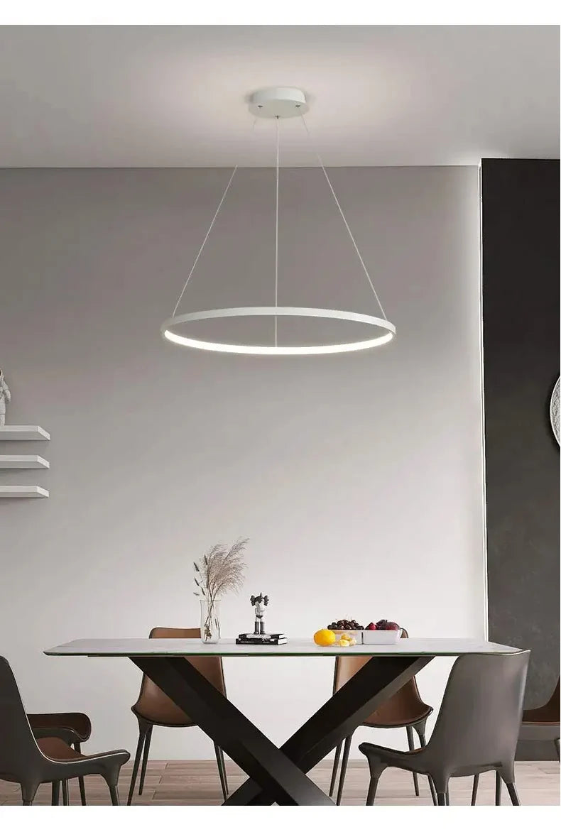 Suspension Cercle Blanc