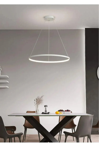 Suspension Cercle Blanc