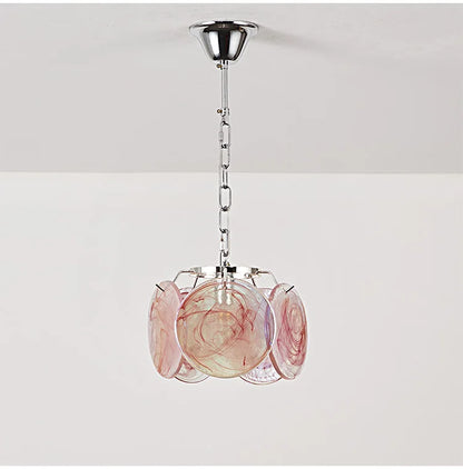 Suspension en verre - Luminaire Vintage Retro