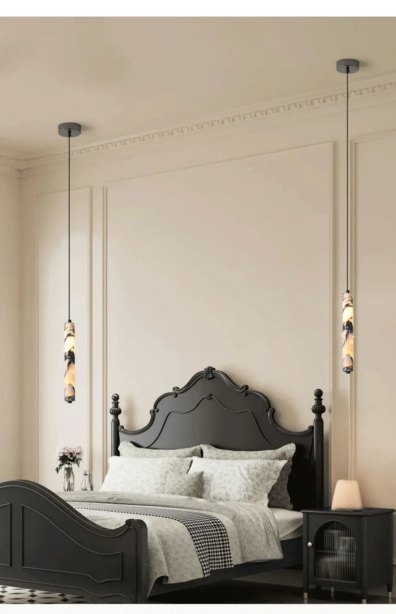 Suspension Cylindre Marbre