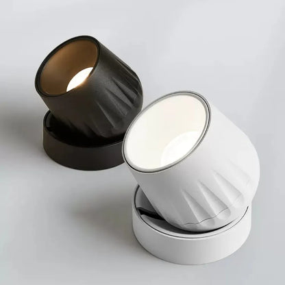 Plafonnier LED Design Arrondi - Éclairage Dimmable pour Salon et Cuisine-1