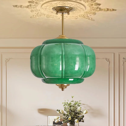 Plafonnier Retro Vert