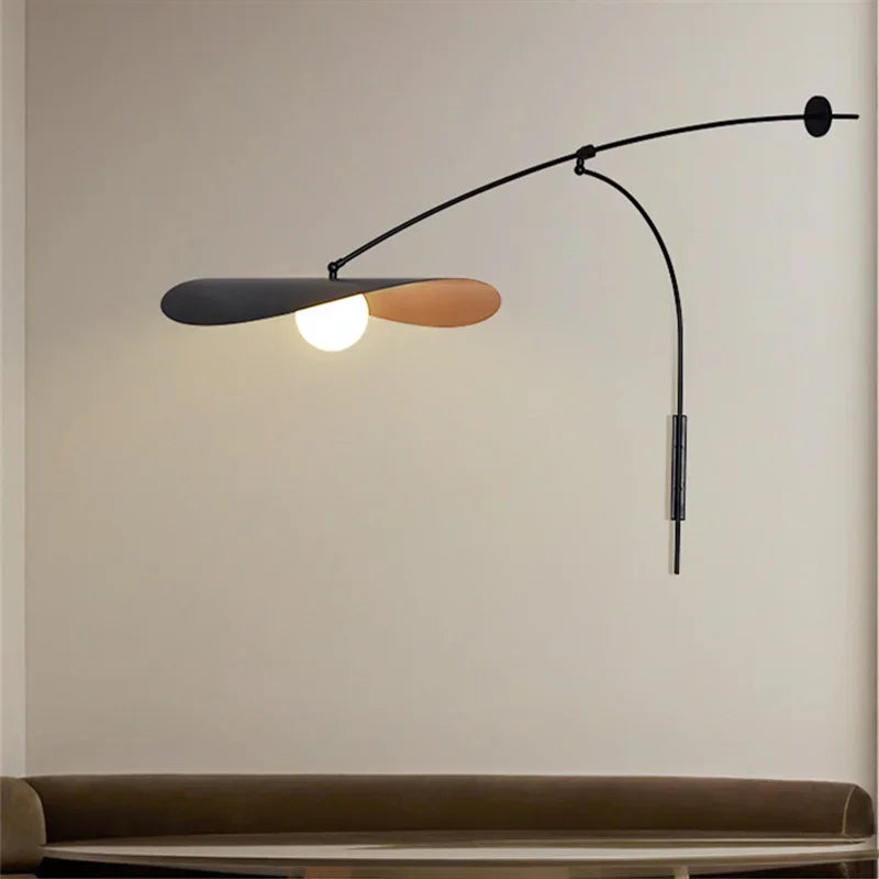 Applique Murale Suspendue Scandinave Noire