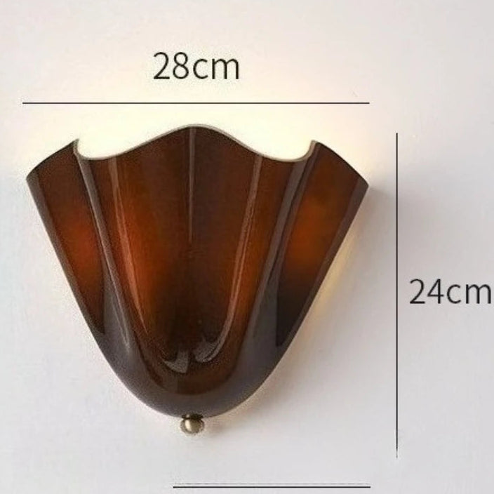 Applique en Verre Blanc