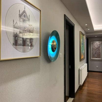 Applique murale LED ronde minimaliste - Lumière Elégante