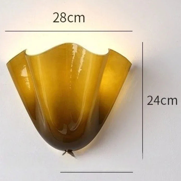 Applique en Verre Blanc