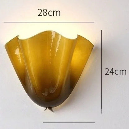 Applique en Verre Blanc