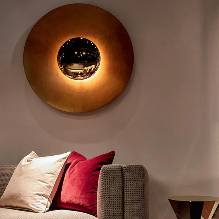 Applique murale LED ronde minimaliste - Lumière Elégante