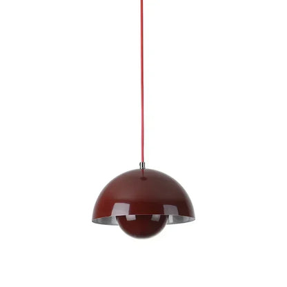 Suspension LED Minimaliste Abat Jour en Champignon - Finition brillant laqué