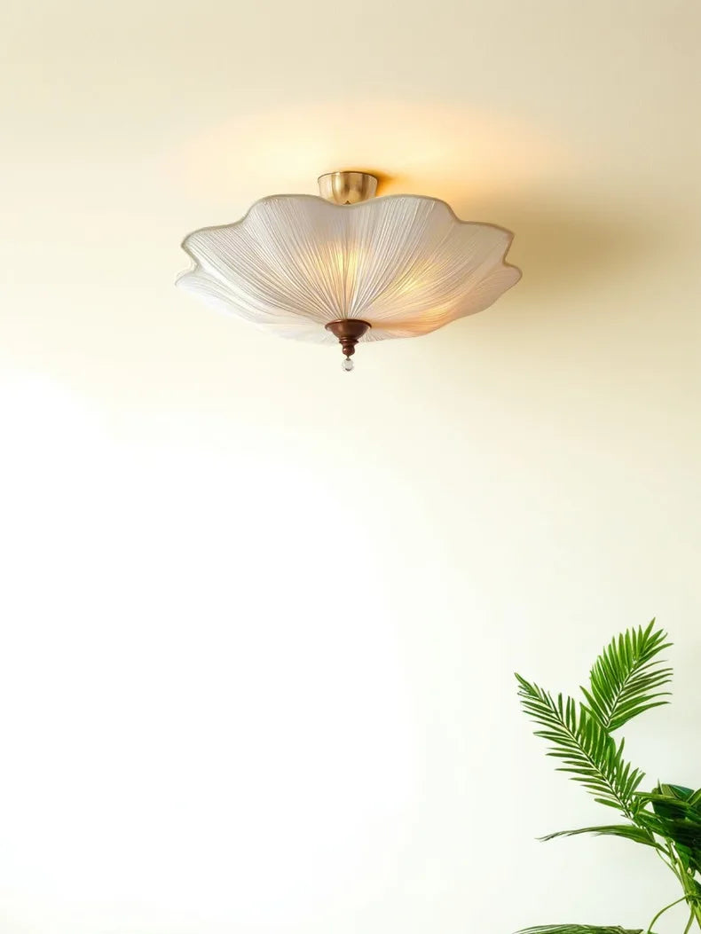Plafonnier Lotus en Tissu